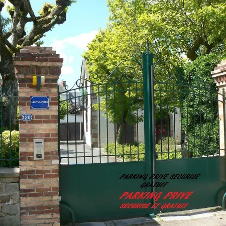 Les Tulipiers, Parking Securise, Lit Queen-size, Centre * 勒芒